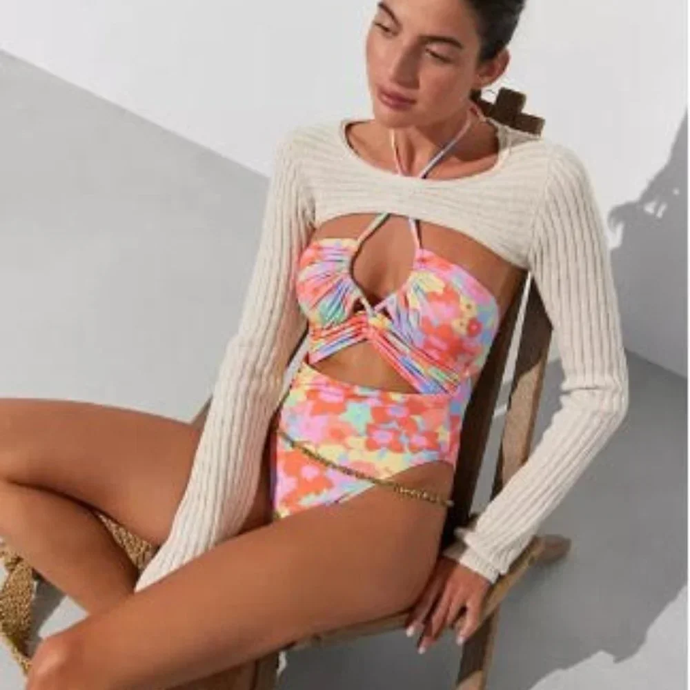 Billabong Coast Is Clear Floral One-Piece Swimsuit - Picture 2 of 9